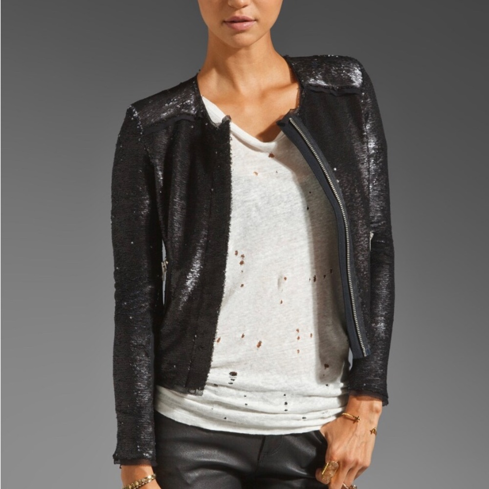 REBECCA TAYLOR SEQUIN EVENING JACKET